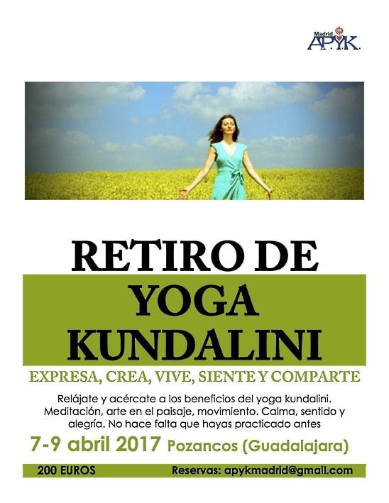 Retiro de yoga Kundalini. Abril 2017